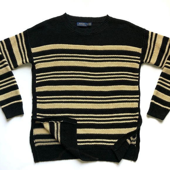 Polo Ralph Lauren Striped Sweater 100% Linen - Picture 5 of 14